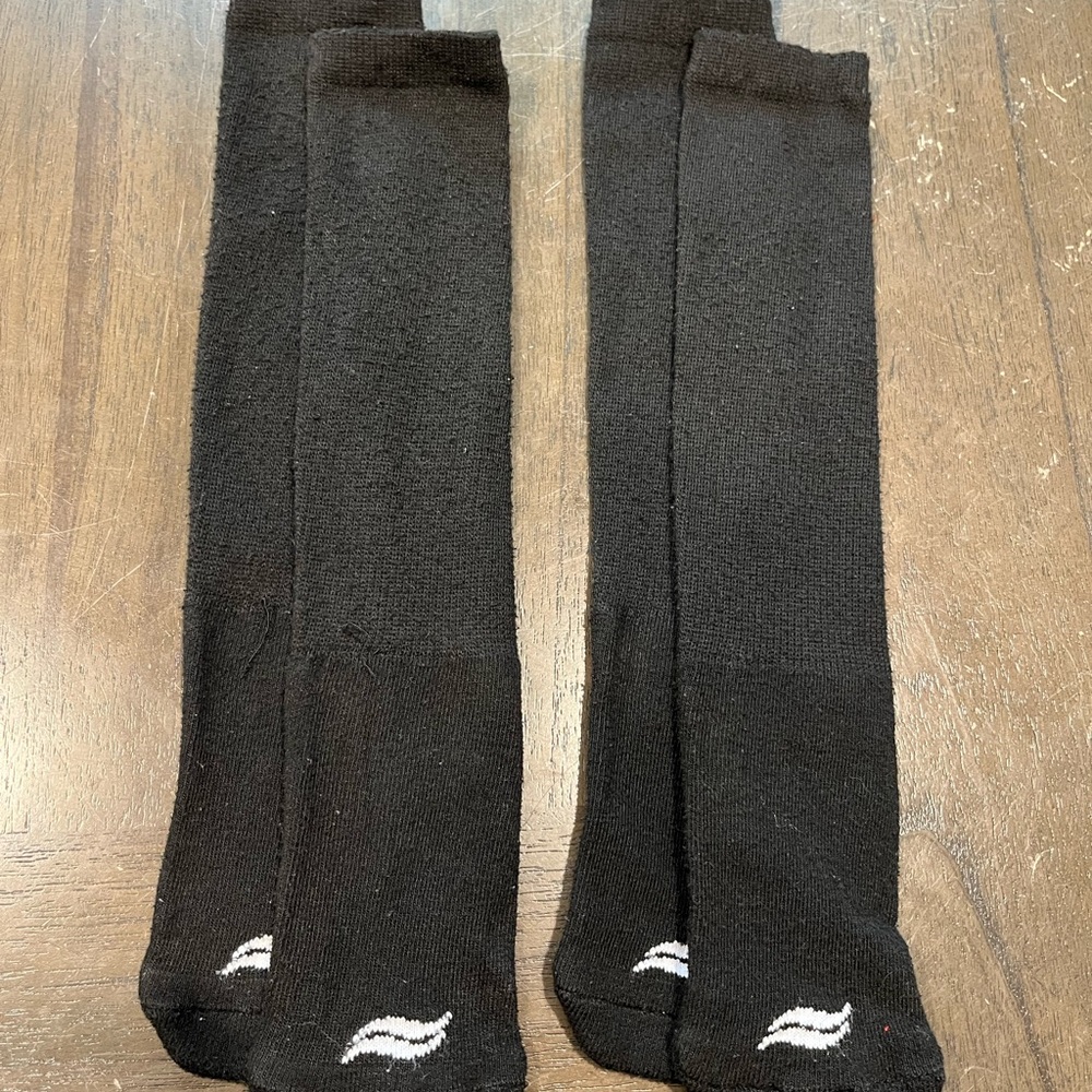 Sof Sole Youth All Sport Over Calf Black Socks